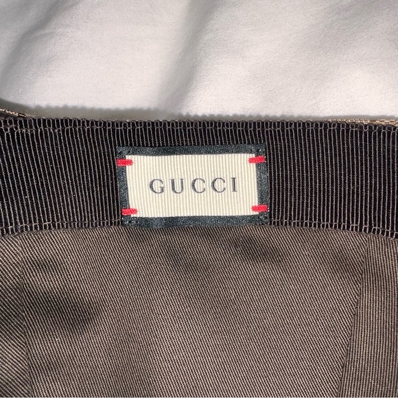 Gucci ORIGINAL GG CANVAS BASEBALL HAT WITH WEB - Picture 12 of 16